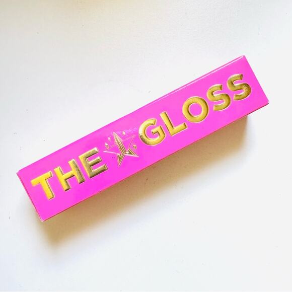 NEW JEFFREE STAR The Gloss Lip Color Shockwave Pink Bronze Light Tint Glitter - Picture 8 of 10